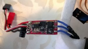 The ESC after landing in salt water.