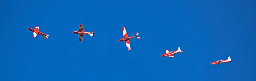 PC-9 aerobatics